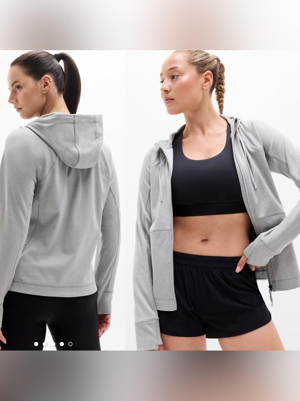 Athleta Unstoppable Fleece Lined Full Zip Jacket NWT Size S